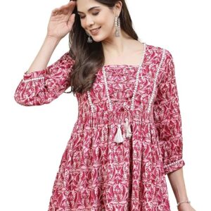 Stylum Women's Floral Printed Rayon Peplum Top